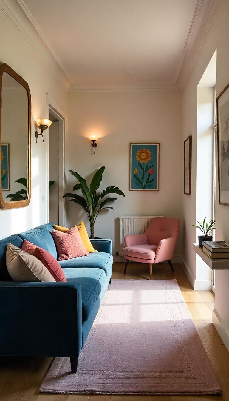 Photo inspiration: Narrow Room Decorating Ideas Minimalist Reference: Long Narrow Living Room Ideas Uk
