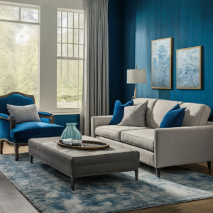 25 Blue and Gray Living Room Ideas » ComfyIdeas.com