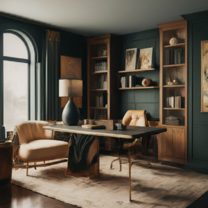 25 Stunning Moody Home Office Inspirations for a Stylish Workspace ...