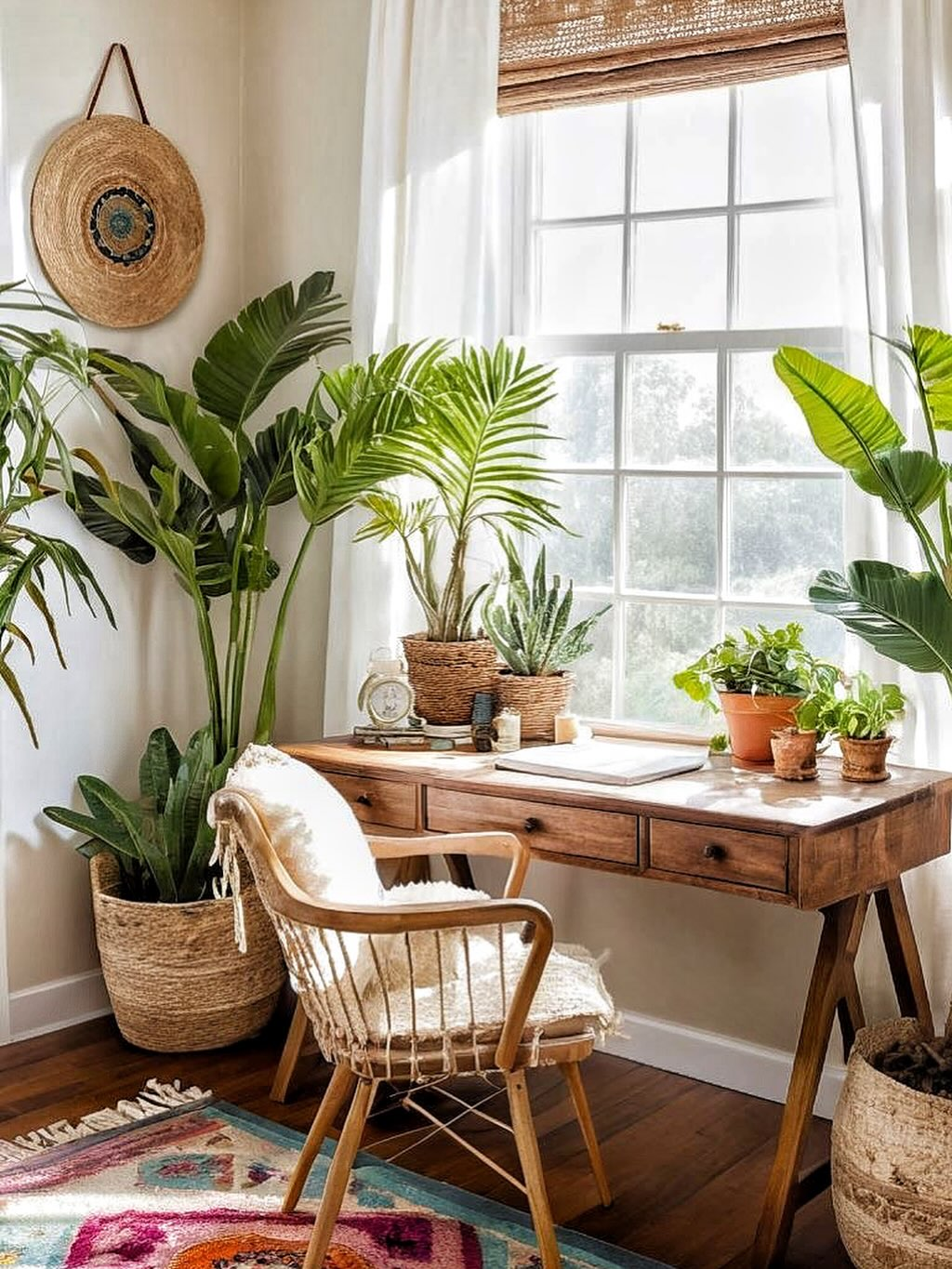 20 Stunning Boho Home Office Ideas That Will Boost Your Creativity ...