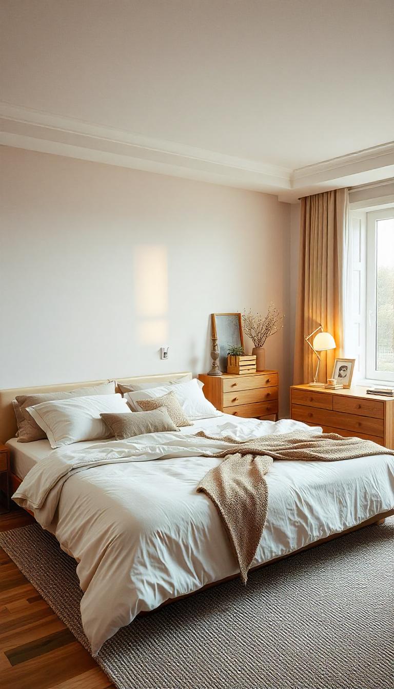 25 Modern Cozy Bedroom Neutral Decor Ideas for a Serene Retreat ...