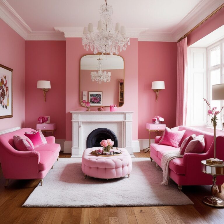 15 Pink Color Living Room Decor Ideas That Will Inspire You