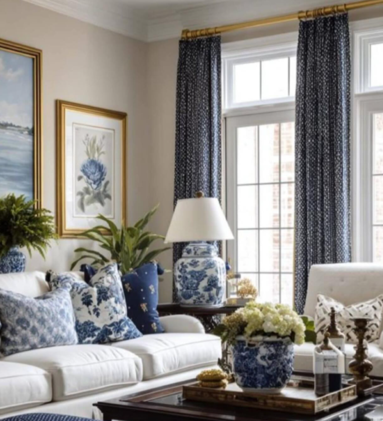 25 Stunning Blue and Cream Living Room Ideas to Transform Your Space ...