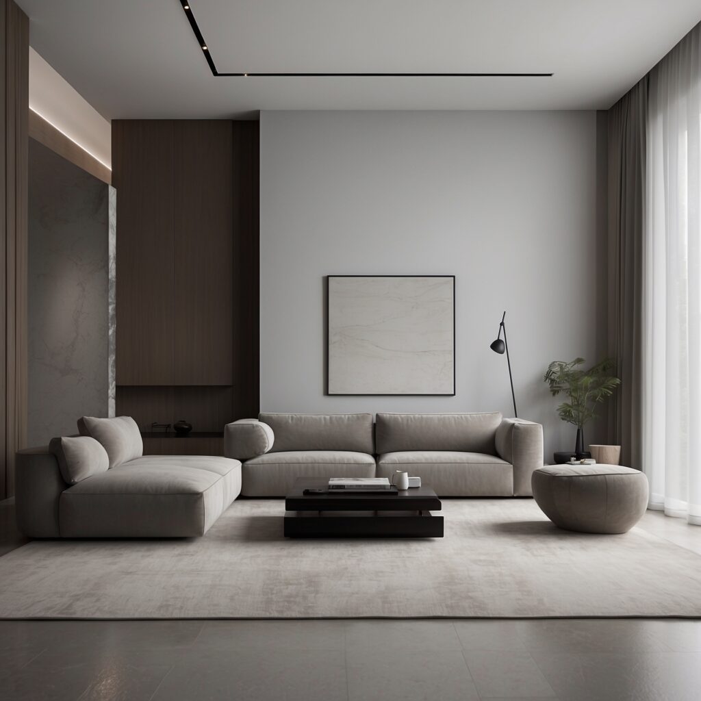 Stunning Minimalist Living Room Furniture Selection Tips image