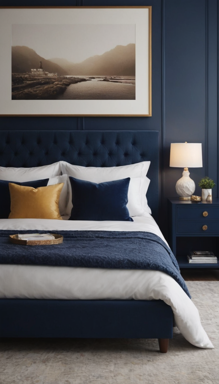 19 Navy Blue Bedroom Ideas: Transform Your Space with Stylish Touches » Comfy Ideas