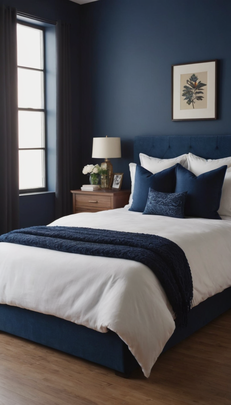 19 Navy Blue Bedroom Ideas: Transform Your Space with Stylish Touches ...