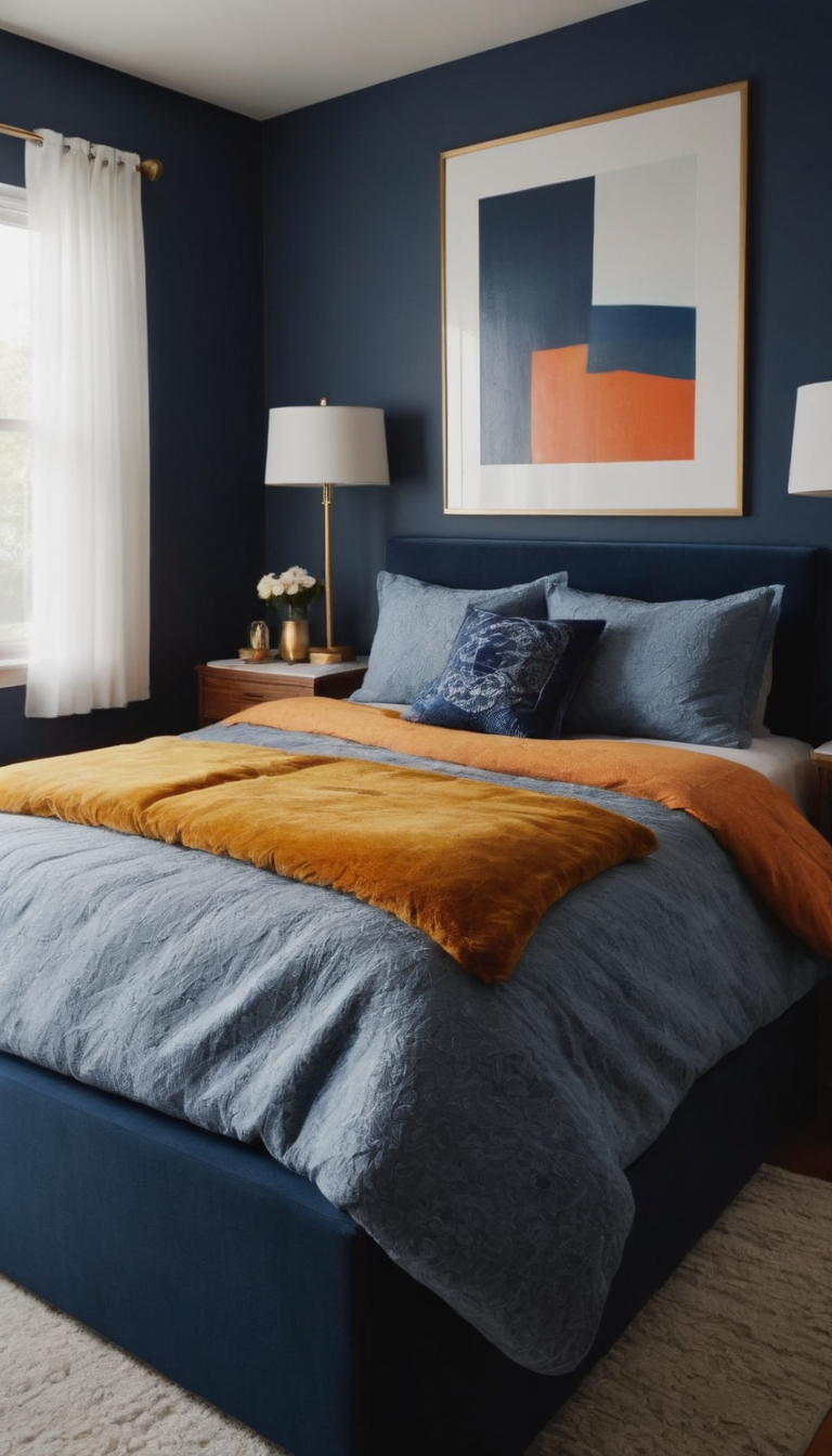 19 Navy Blue Bedroom Ideas: Transform Your Space with Stylish Touches ...