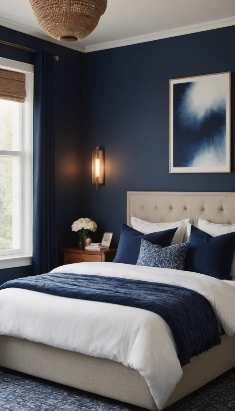 19 Navy Blue Bedroom Ideas: Transform Your Space with Stylish Touches ...