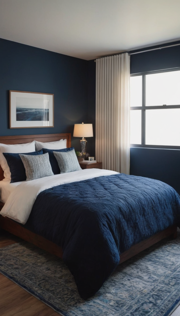 19 Navy Blue Bedroom Ideas: Transform Your Space with Stylish Touches ...