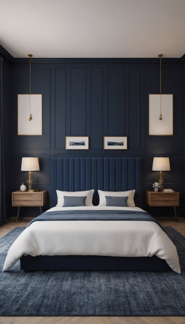 19 Navy Blue Bedroom Ideas: Transform Your Space with Stylish Touches ...