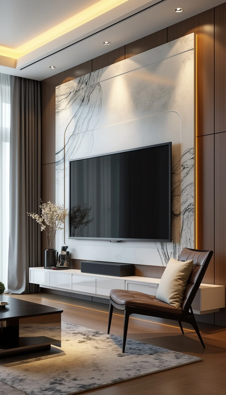 35 TV Wall Decor Ideas: Transform Your Living Room with These Creative ...