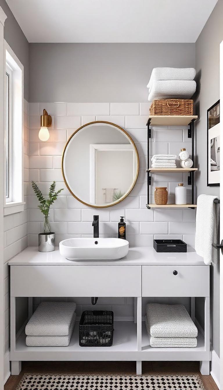 25 Small Bathroom Storage Ideas: Maximize Your Space » ComfyIdeas.com