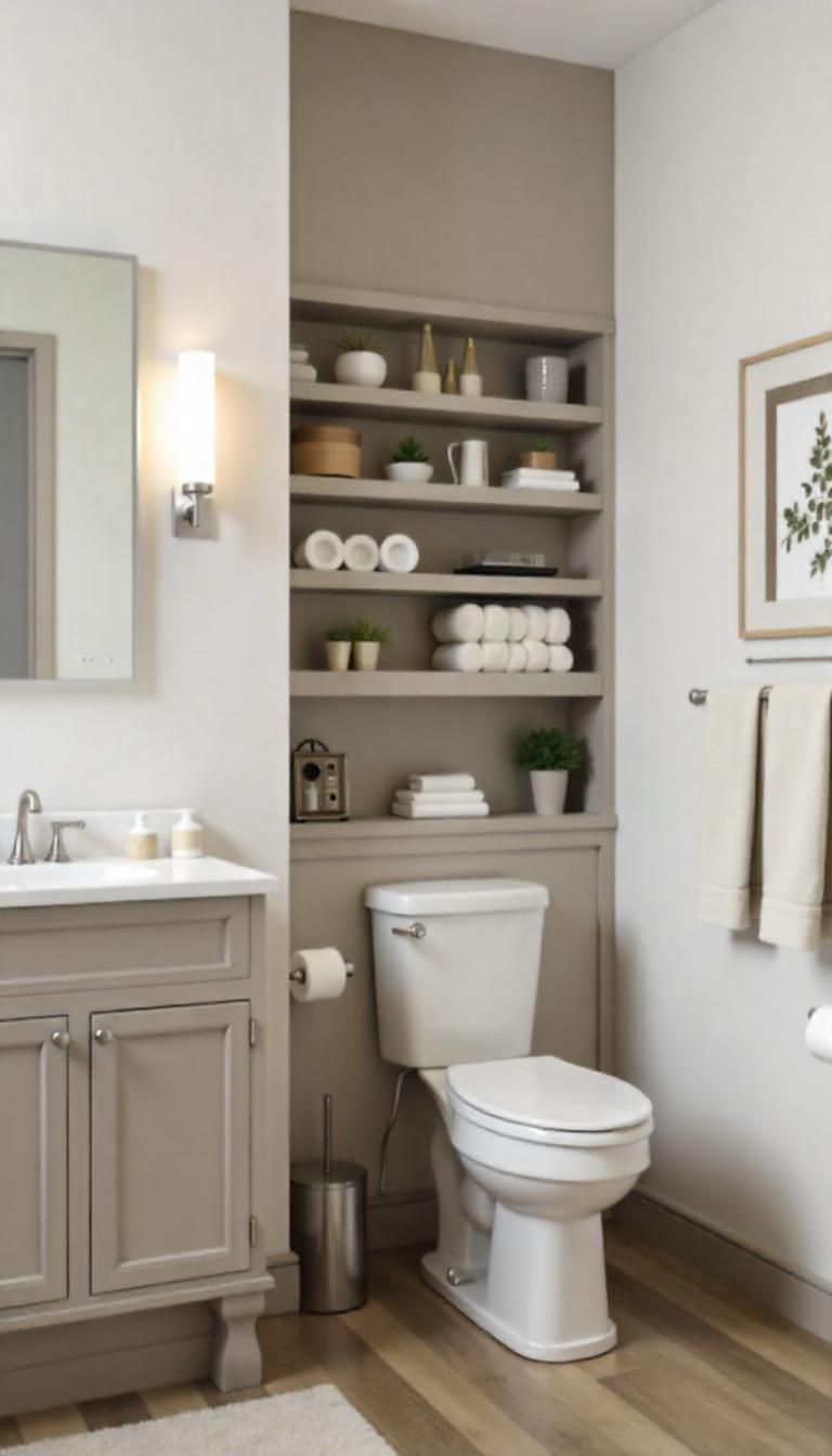 25 Small Bathroom Storage Ideas: Maximize Your Space » ComfyIdeas.com