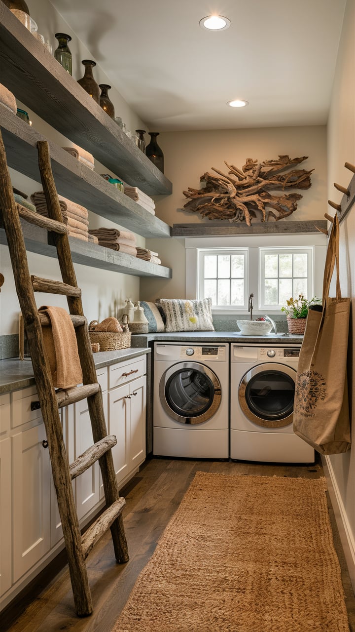 36 Rustic Laundry Room Ideas: Cozy and Charming Spaces to Wash Clothes ...