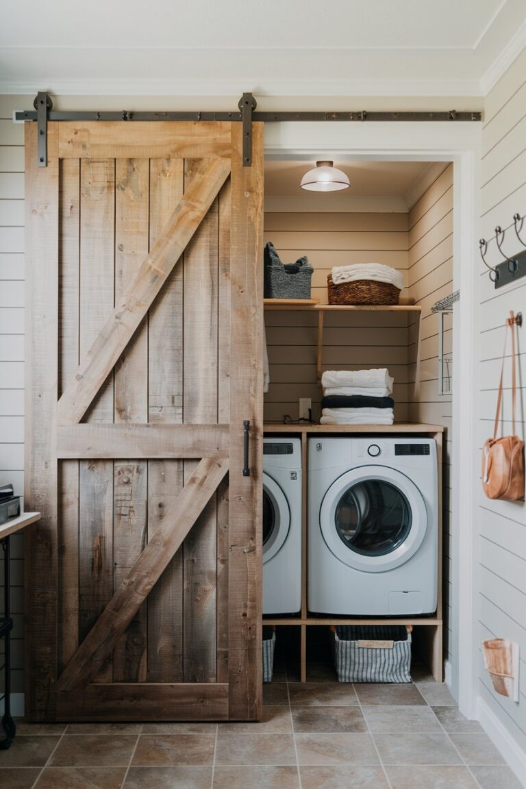 36 Rustic Laundry Room Ideas: Cozy and Charming Spaces to Wash Clothes ...