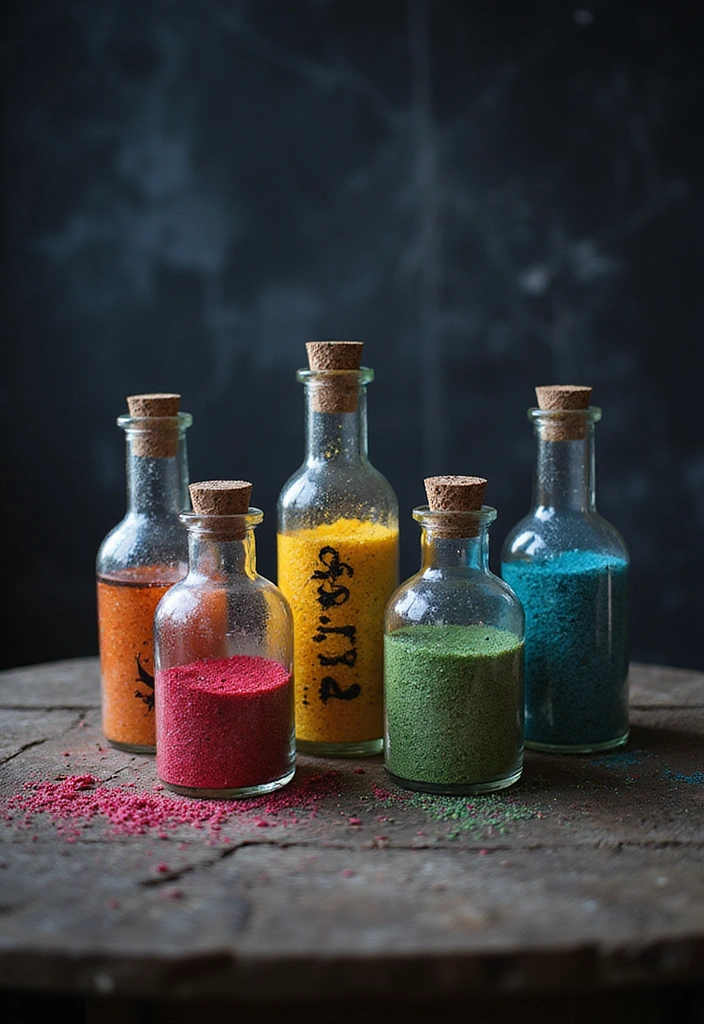 19 DIY Haunted House Ideas for Spooky Home Decor - 7. Mysterious Potion Bottles