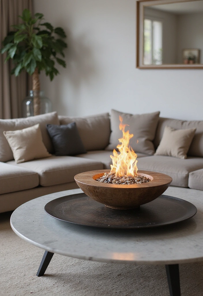 20 Modern Fireplace Ideas: Sustainable Designs for Eco-Friendly Home Decor - 7. Modern Ethanol Fireplaces
