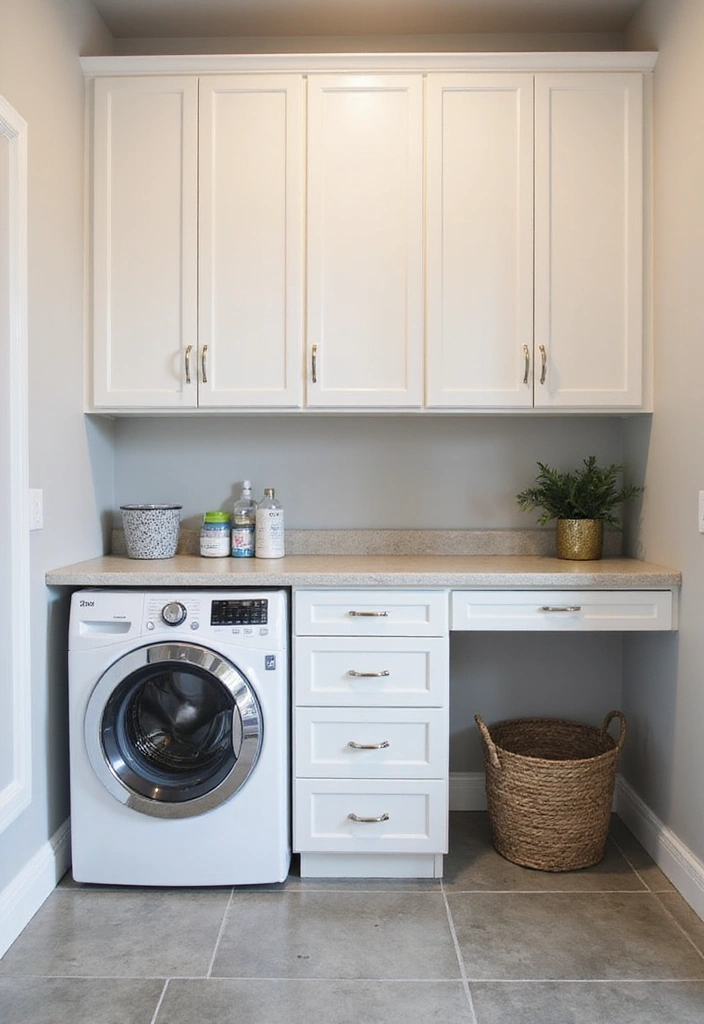 21 Top Load Washer Laundry Room Ideas - 4. Functional Laundry Room Layout