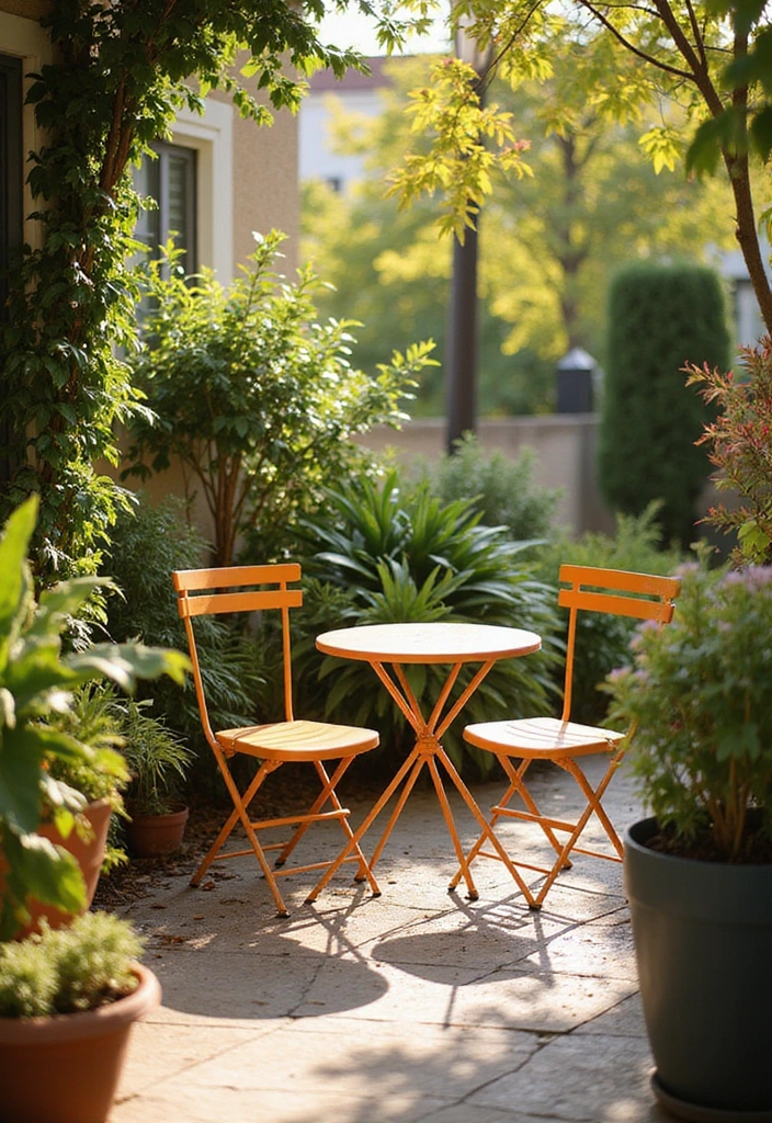 24 Best Backyard Inspo Patio Furniture Ideas - 9. Eco-Conscious Bistro Set