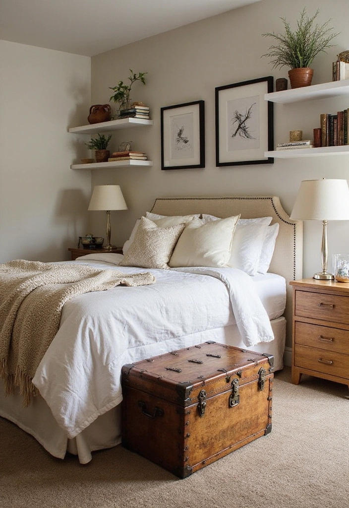 23 Cozy Bedroom Ideas for Couples - 14. Functional and Stylish Storage