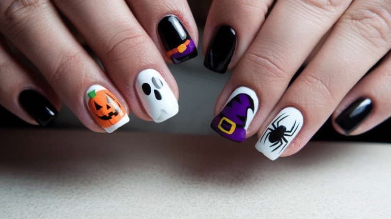 25 Short Halloween Nails That Are Cute, Spooky & Easy to Rock This Season