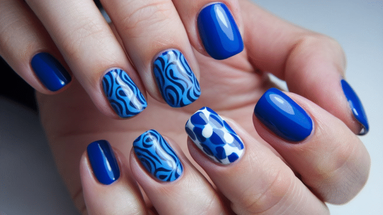 31 Blue Nail Designs That Are Bold, Beautiful, and Totally Trendy