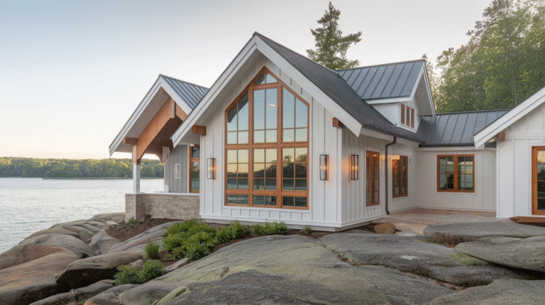 26 Stunning Modern Lake House Color Schemes