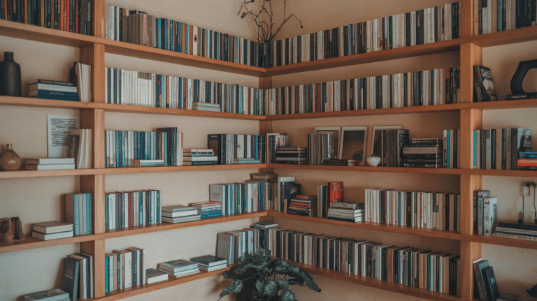21 Corner Bookshelf Ideas That Actually Make Use of That Awkward Space