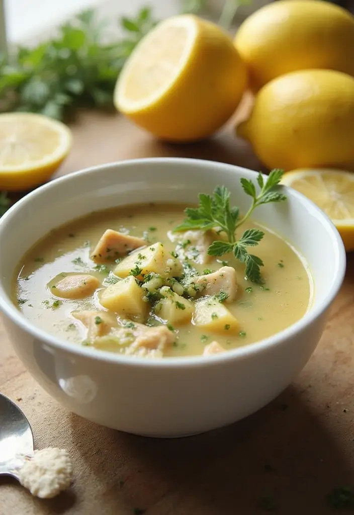 5 Keto Chicken Soup Ideas That'll Make You Crave Healthy Comfort Food! - 4. Lemon Herb Keto Chicken Soup