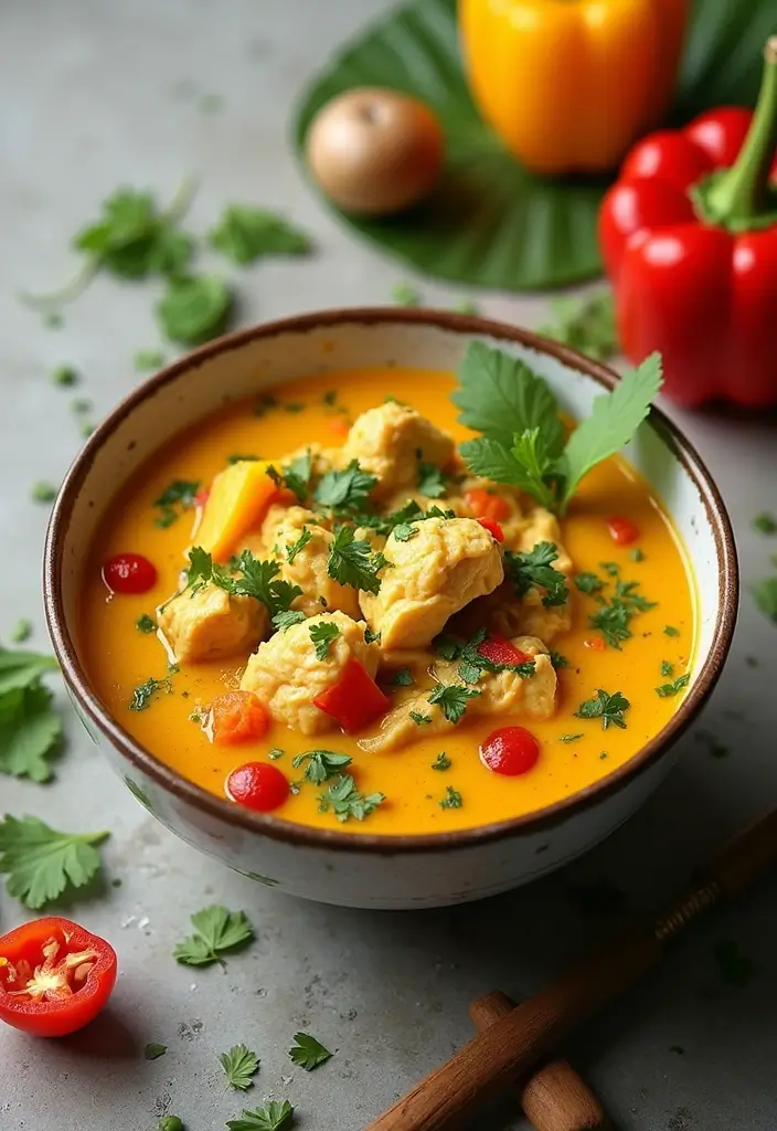 5 Keto Chicken Soup Ideas That'll Make You Crave Healthy Comfort Food! - 5. Coconut Curry Keto Chicken Soup