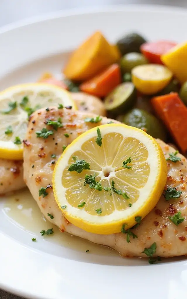 5 Mouthwatering White Chicken Ideas That Will Make You Drool! - 2. Baked Lemon Herb White Chicken