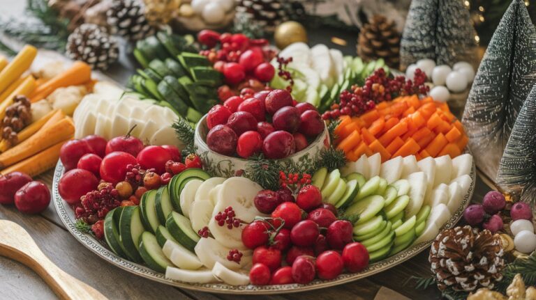 21 Christmas Veggie Tray Ideas That’ll Steal the Show at Your Holiday Party
