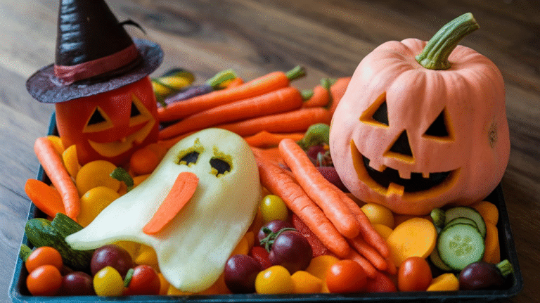 23 Halloween Veggie Tray Ideas That Are Creepy, Cute, and Crazy Easy