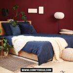 22 Burgundy and Navy Blue Bedroom Ideas That Prove Bold Can Be Beautiful