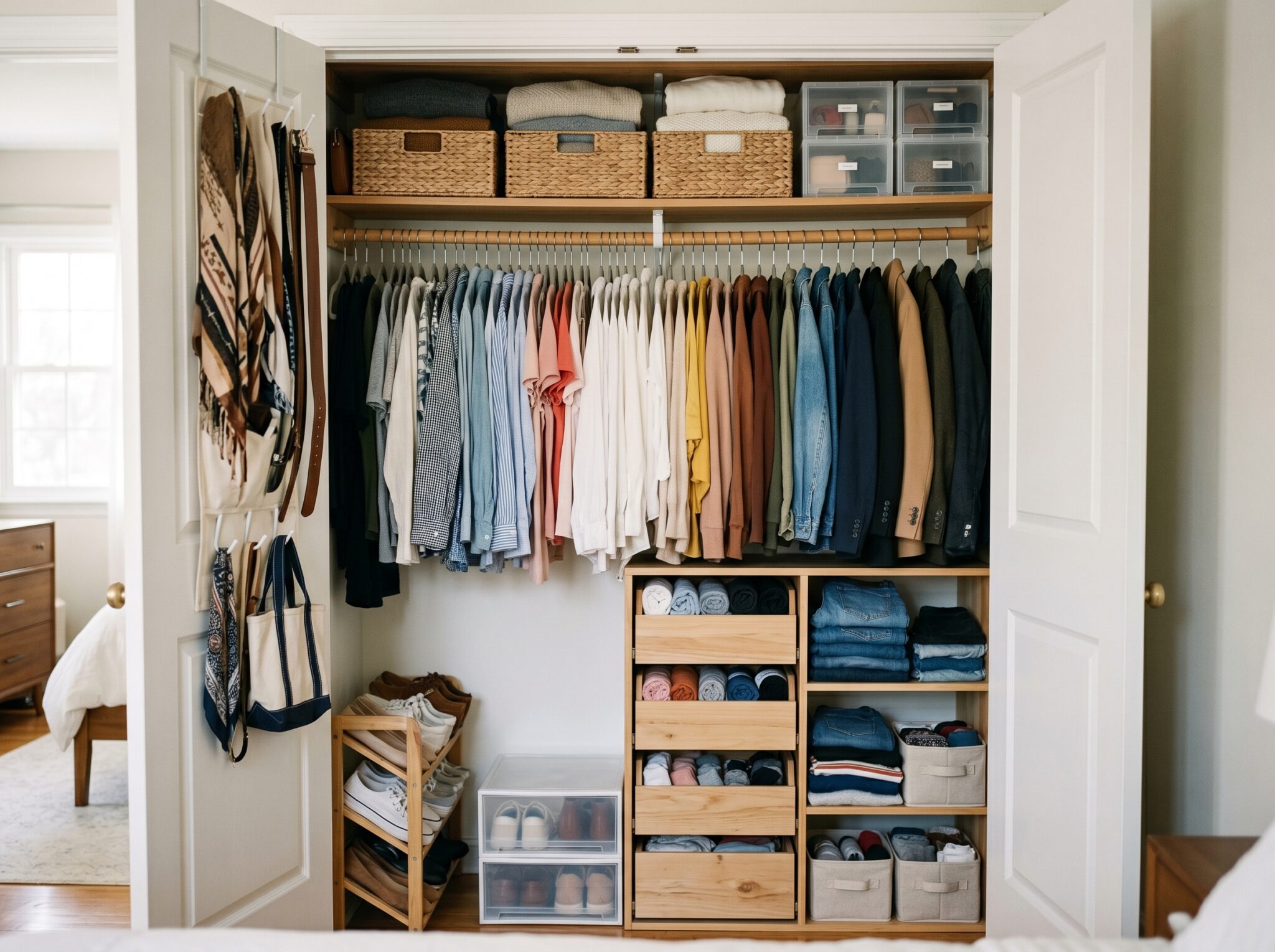 25 Genius Small Closet Organization Ideas That’ll Make You Feel Like ...