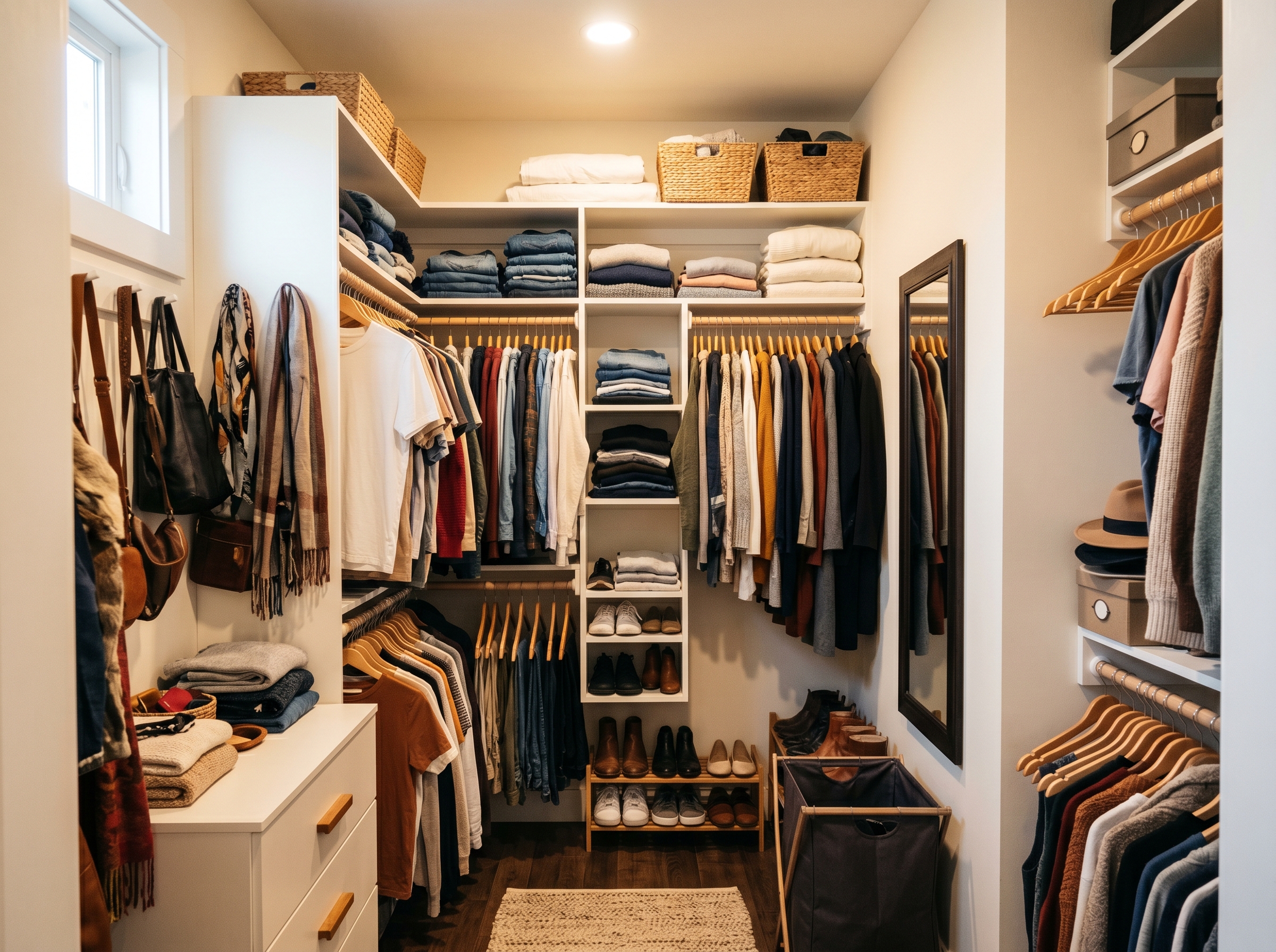 24 Small Walk-In Closet Ideas That’ll Make You Feel Like You’ve Doubled Your Space