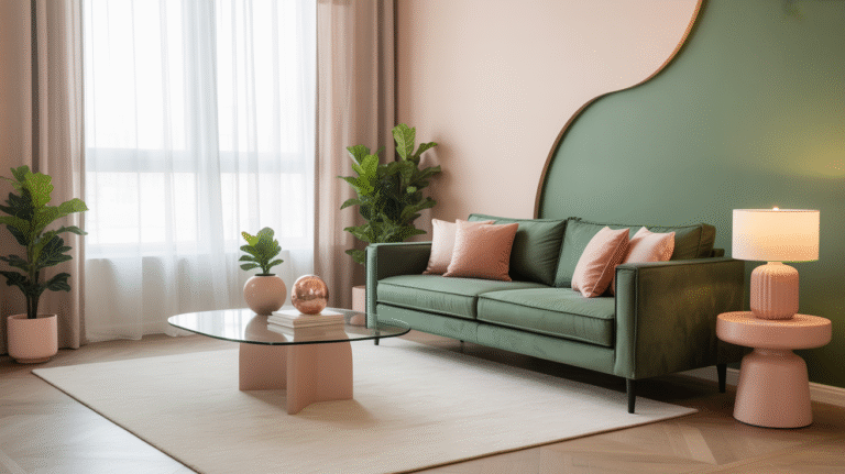 19 Green and Pink Living Room Ideas You’ll Want to Steal Immediately