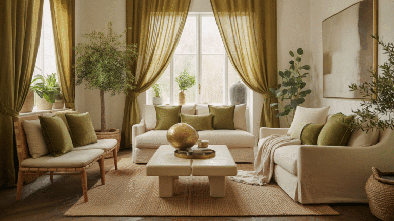 22 Olive and Cream Living Room Ideas That Completely Elevate Your Space