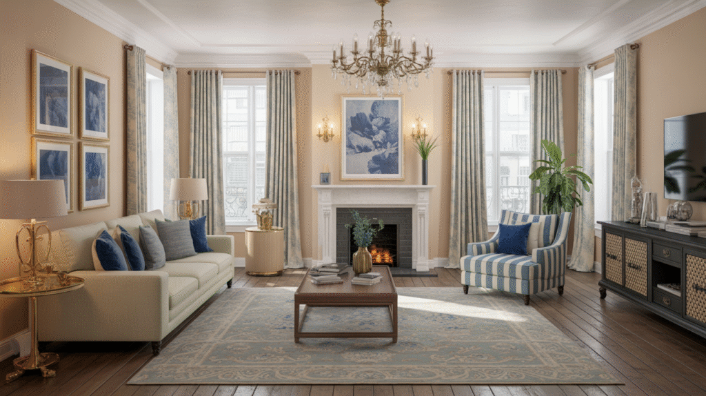 25 Beige and Blue Living Room Ideas That Instantly Upgrade Your Space ...