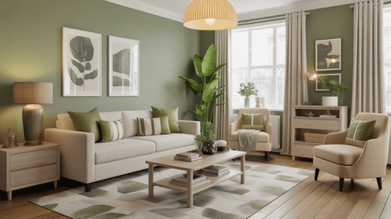 22 Beige and Green Living Room Ideas You’ll Wish You Tried Sooner