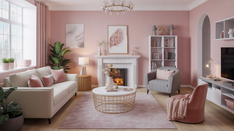 24 Blush Pink and Gray Living Room Ideas That Feel Chic, Cozy, and Effortlessly Stylish