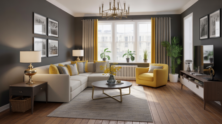 23 Charcoal and Yellow Living Room Ideas That Instantly Elevate Your Space