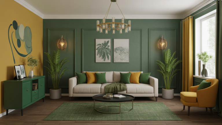 21 Emerald and Mustard Living Room Ideas That’ll Instantly Elevate Your Space