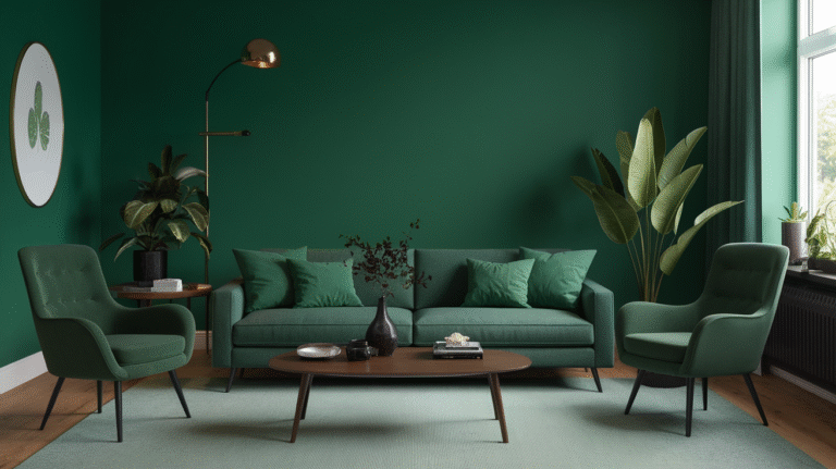 23 Emerald Living Room Ideas That Make Your Space Look Rich (Without Trying Too Hard)