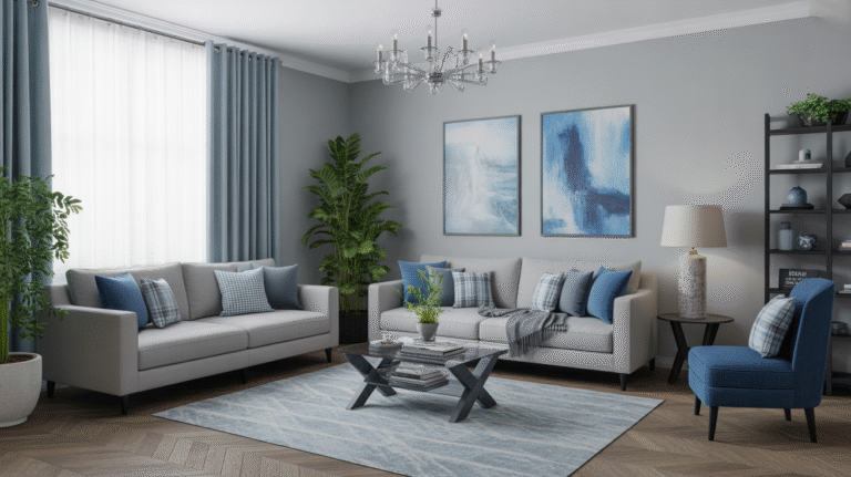 25 Gray and Blue Living Room Ideas That Instantly Level Up Your Space