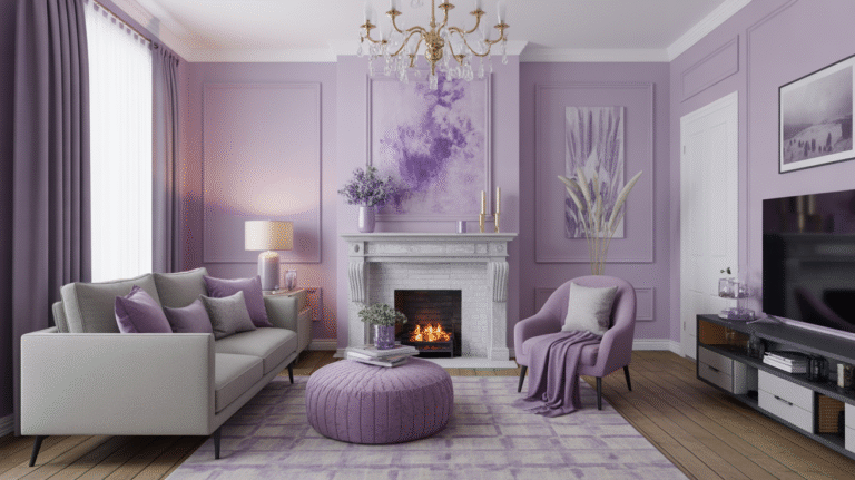 20 Lavender and Gray Living Room Ideas That Instantly Upgrade Your Space