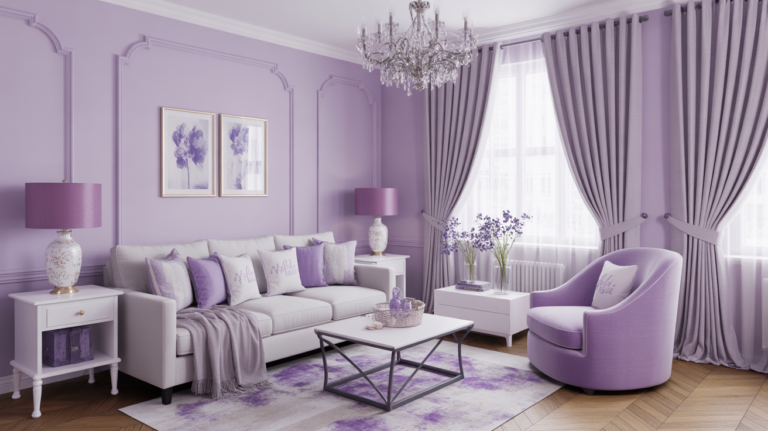 19 Lavender and White Living Room Ideas That’ll Instantly Refresh Your Space
