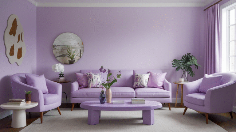 19 Lavender Living Room Ideas That Instantly Make Your Space Look Chic