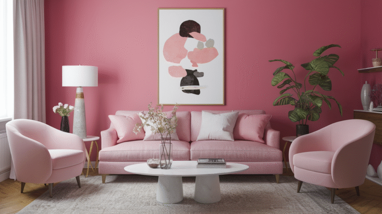 23 Monochrome Pink Living Room Ideas That Totally Transform Your Space