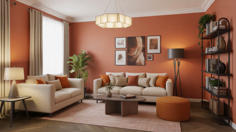 25 Orange and Beige Living Room Ideas That Will Instantly Elevate Your Space